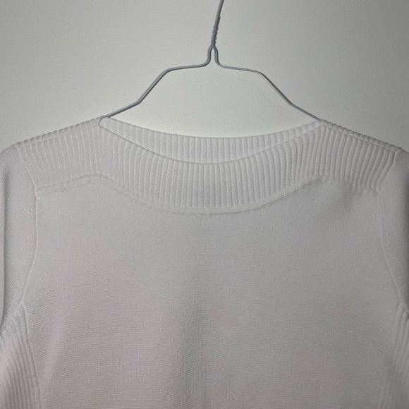 Talbots White Crewneck Sweater - Picture 2 of 6